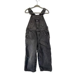 OSHKOSH B’GOSH Boy’s Fleece Lined Jean Bib Overalls / Size: 24 Months